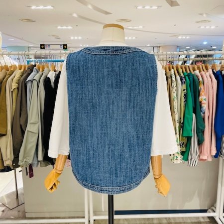 버튼 데님 베스트