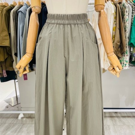 올 밴딩 통 7부 팬츠