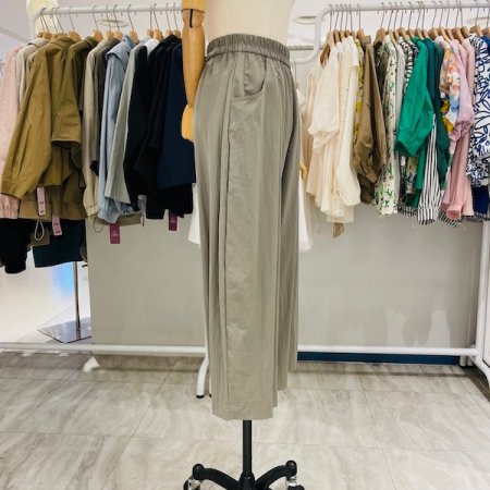 올 밴딩 통 7부 팬츠