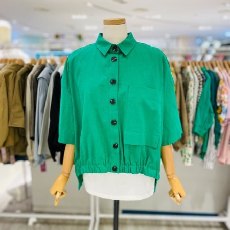 린넨 밴드 자켓