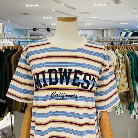 멀티컬러 반팔티셔츠