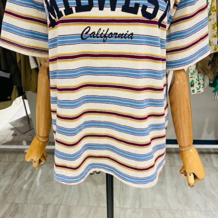 멀티컬러 반팔티셔츠