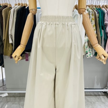 올밴딩 무지 와이드팬츠