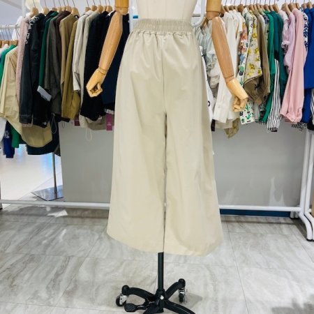 올밴딩 무지 와이드팬츠