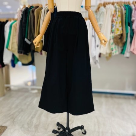 올밴딩 무지 와이드팬츠