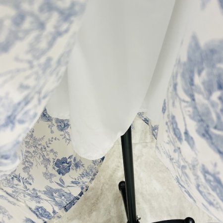 플라워 나염 밴딩 스커트