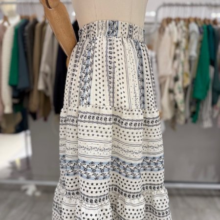 라비드 밴딩 스커트