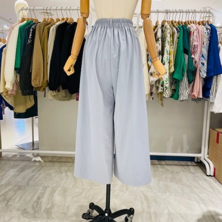 핀턱 투버튼 더블 팬츠