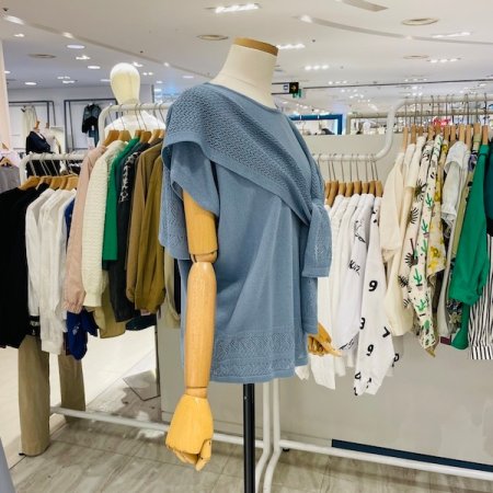 여름 케이프 세트 니트