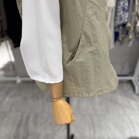 베이직 후드 베스트