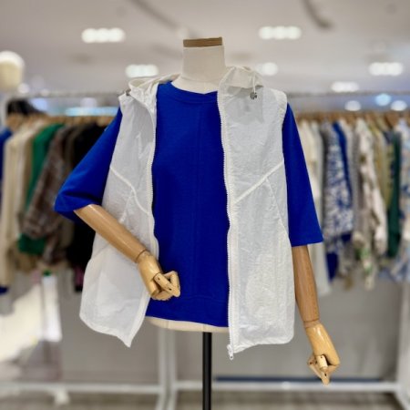 베이직 후드 베스트