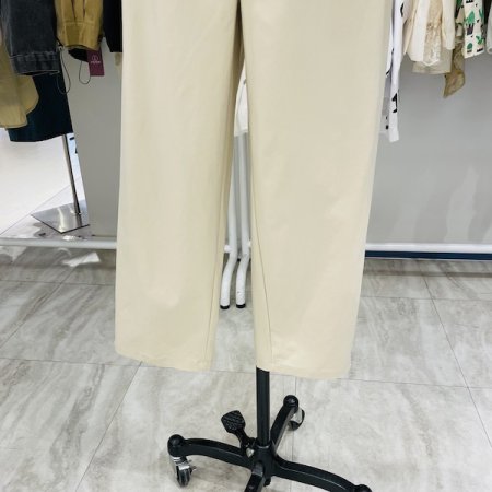 올밴딩 사이드 버튼 배기팬츠