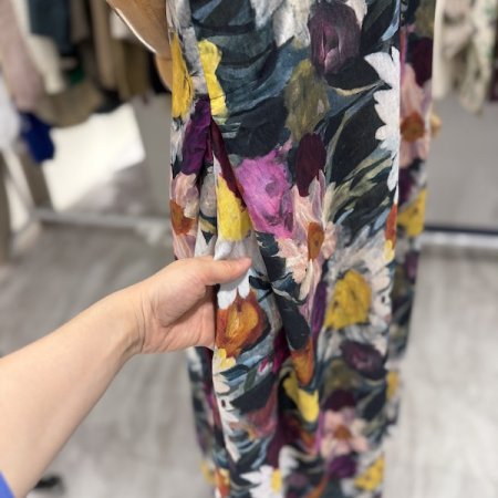 나염 민소매 원피스