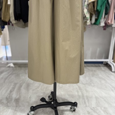 핀턱 올밴딩 끈 팬츠