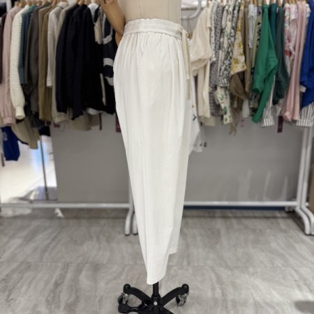 올 밴딩 끈 폴리 팬츠