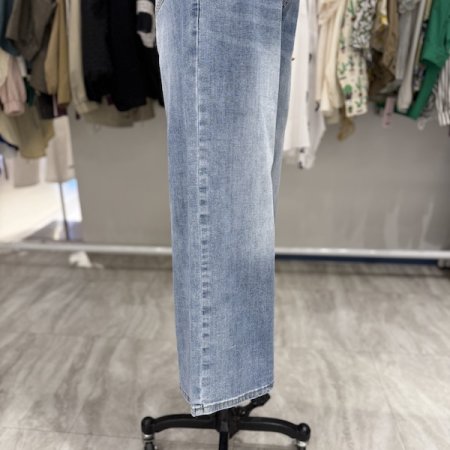 아이스 반밴딩 데님 팬츠