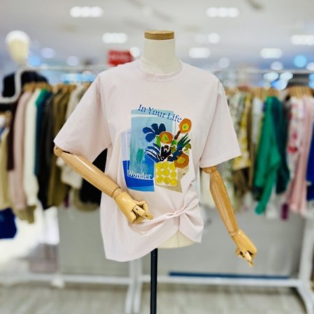 라이프 플라워 티셔츠