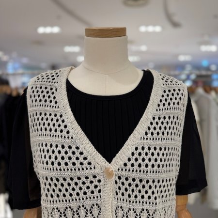 니트 스카시 조끼