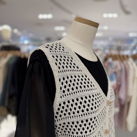 니트 스카시 조끼