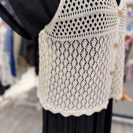 니트 스카시 조끼