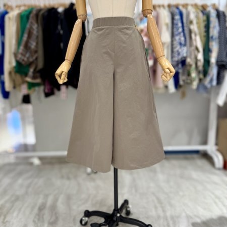 7부 반밴딩 치마바지