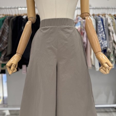 7부 반밴딩 치마바지