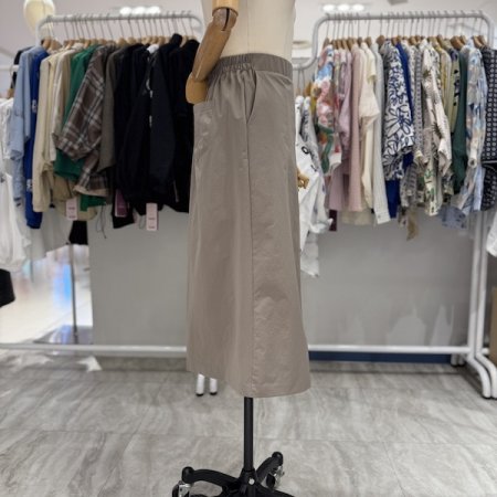 7부 반밴딩 치마바지