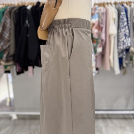 7부 반밴딩 치마바지