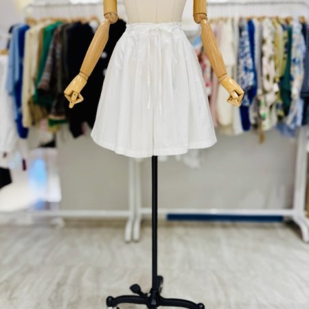 핀턱 반밴딩 치마바지