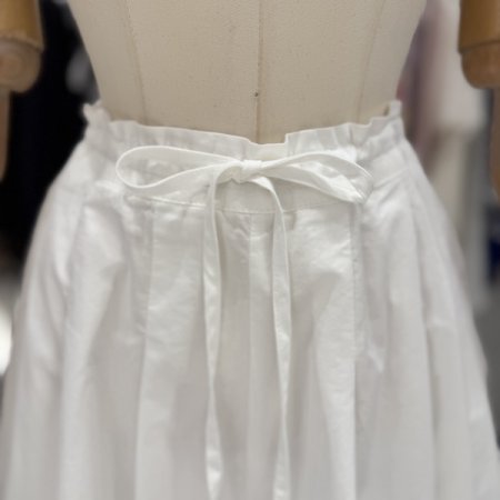 핀턱 반밴딩 치마바지