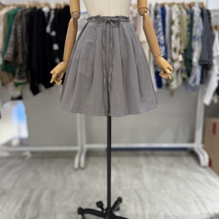 핀턱 반밴딩 치마바지