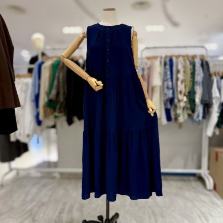 3단 캉캉 민소매 원피스