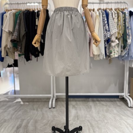 포켓 5부 스커트