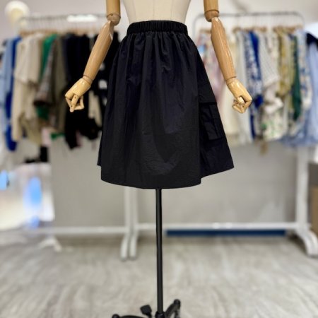 포켓 5부 스커트