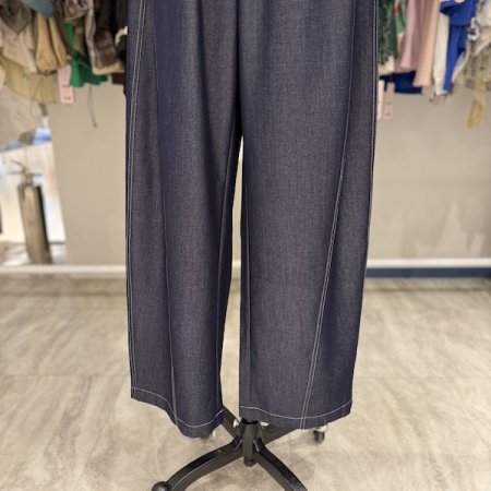 썸머 스트링 데님 팬츠