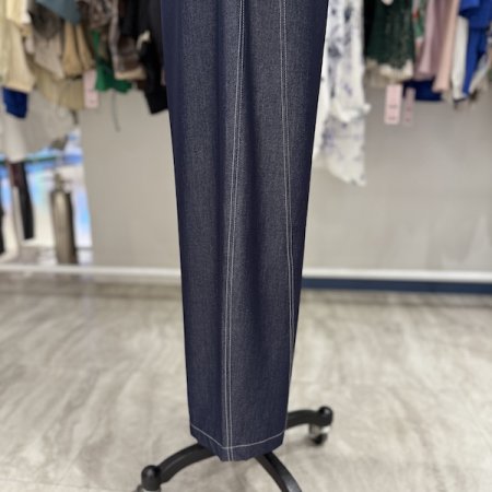 썸머 스트링 데님 팬츠