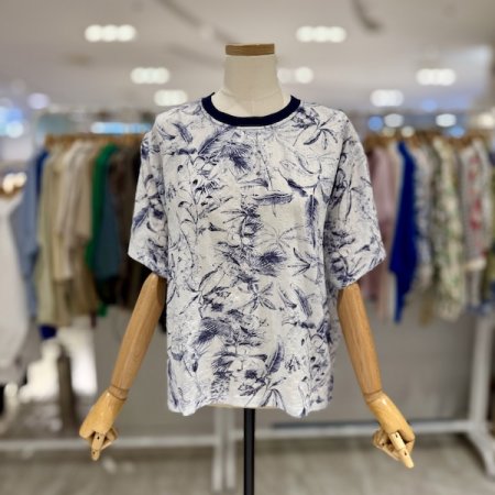 플라워 쿨 블라우스