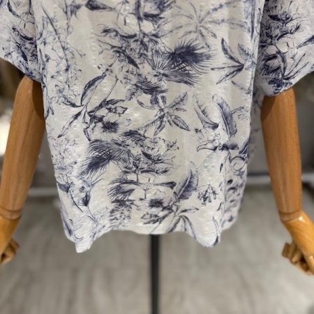 플라워 쿨 블라우스