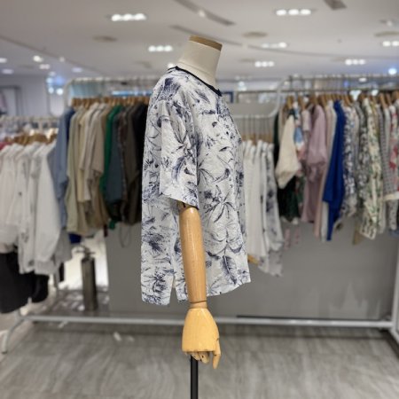 플라워 쿨 블라우스