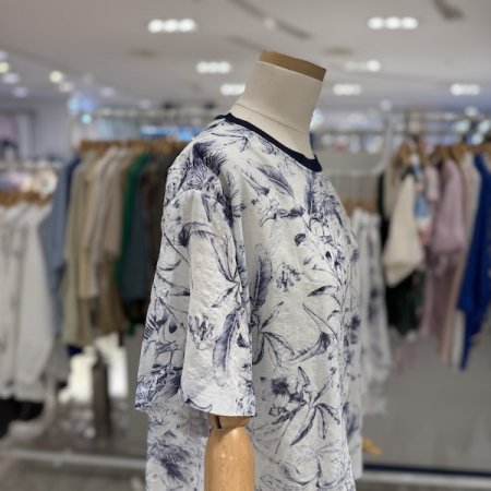 플라워 쿨 블라우스