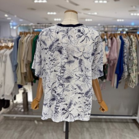 플라워 쿨 블라우스