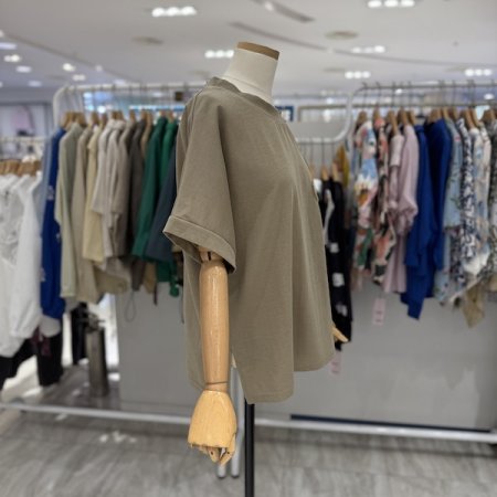 비즈 플라워 티셔츠