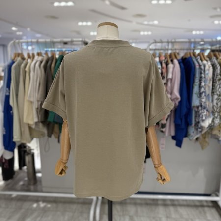 비즈 플라워 티셔츠