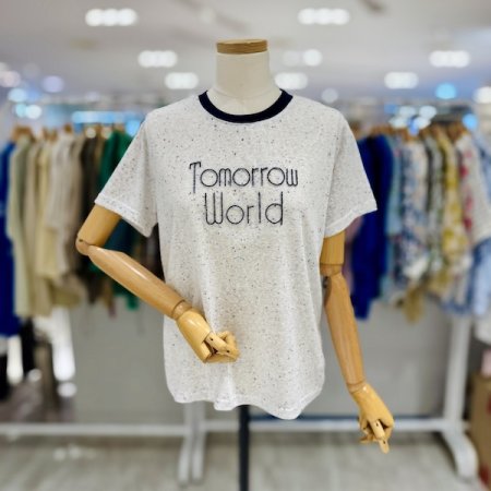 배색 투모로 티셔츠