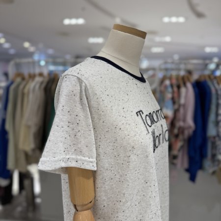 배색 투모로 티셔츠