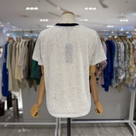 배색 투모로 티셔츠