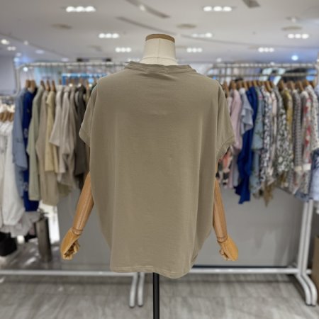 큰사각 라운드 티셔츠