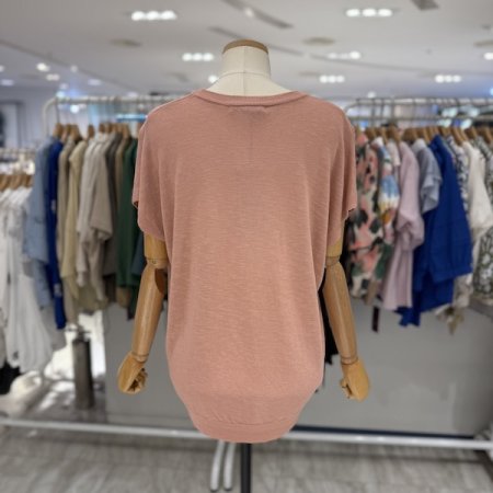 에이치 반팔 니트