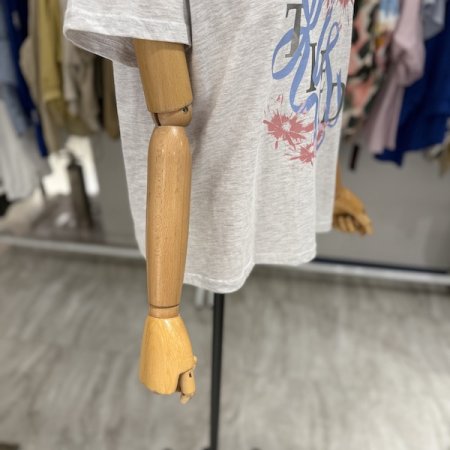 리본 나염 티셔츠