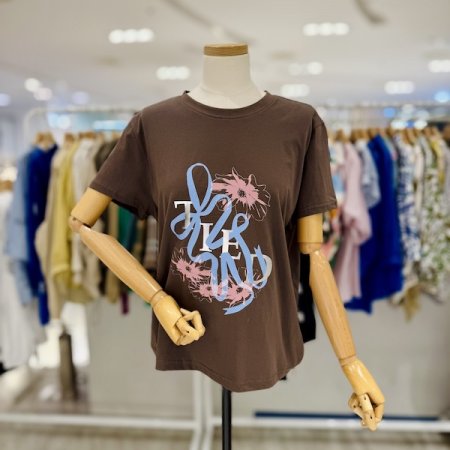 리본 나염 티셔츠